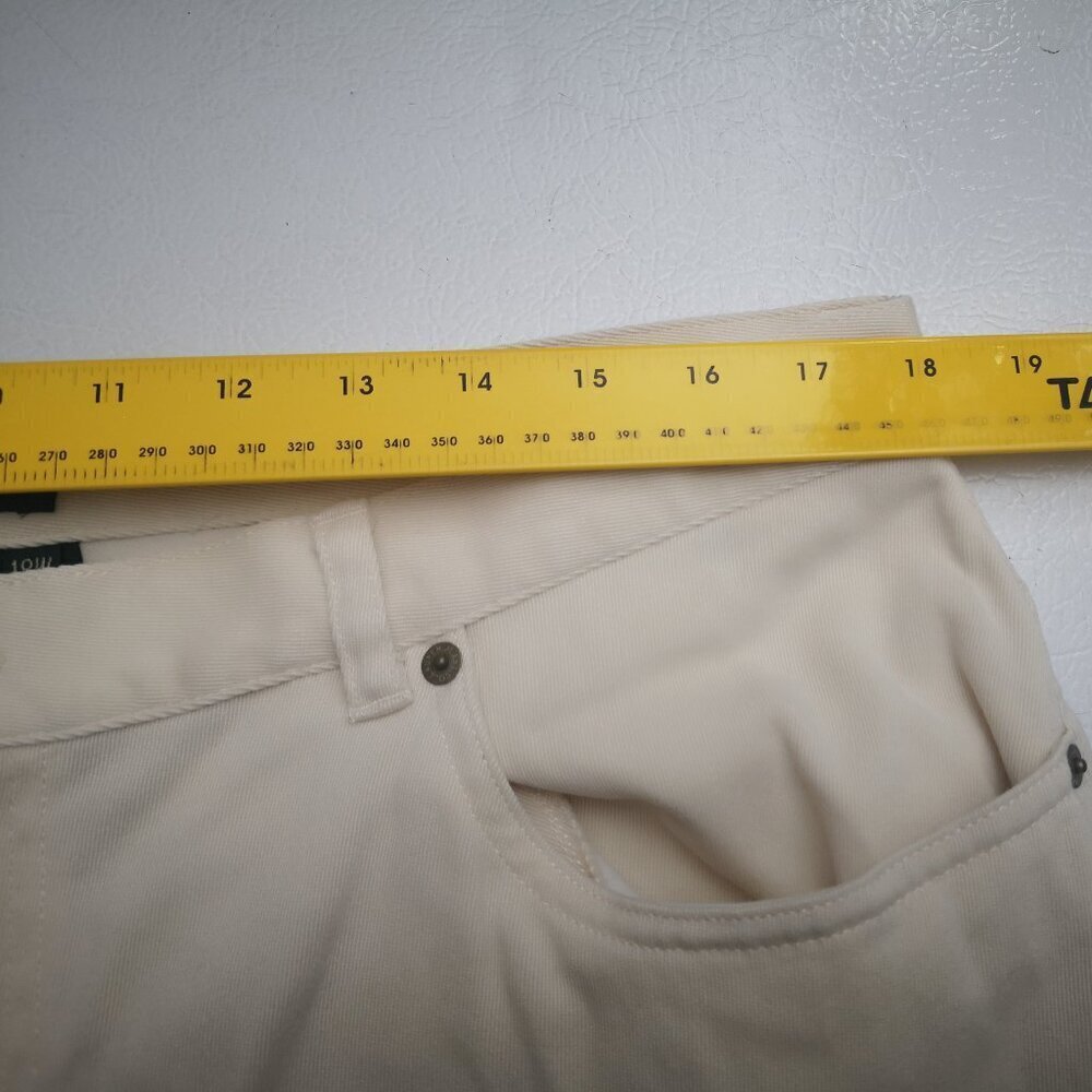 Lauren Jeans Co. Ralph Lauren Ladies Size 18W Cream Straight Leg Pants - Picture 9 of 12